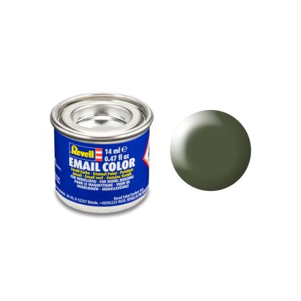 Revell 32361 No.361 Matt Silk Olive Green Enamel Paint 14ml Tin