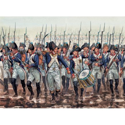 Italeri 6092 Napoleonic Wars French Infantry 1798 - 1805 Plastic Kit