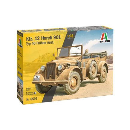 Italeri 6597 Kfz.12 Horch 901 Early Version Plastic Kit