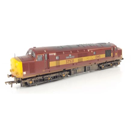 Bachmann 32-381R-SH OO Gauge Class 37 37521 'English China Clays' EWS Weathered DCC Sound Fitted
