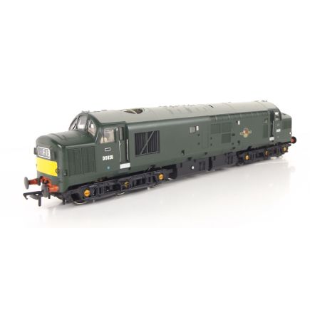 Bachmann 32-778-SH OO Gauge Class 37 D6826 BR Green Small Yellow Panels