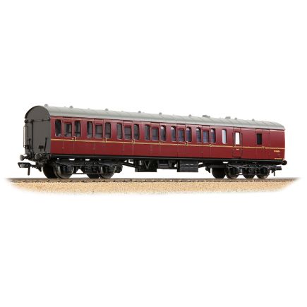 Bachmann 34-630C OO Gauge BR Mk1 57ft Suburban BS Brake Second Coach BR Maroon W43104