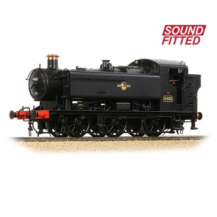 Bachmann 35-027ASF OO Gauge GWR 94XX Pannier Tank 9463 BR Black Late Crest DCC Sound Fitted