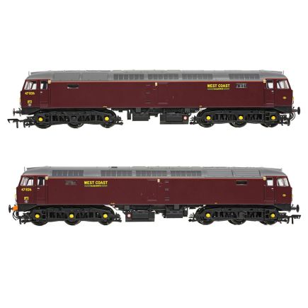 Bachmann 35-431 OO Gauge Class 47 47826 WCRC Maroon