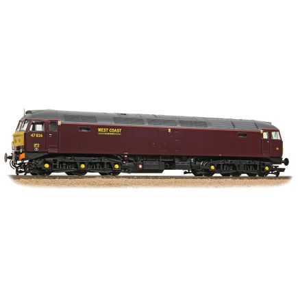 Bachmann 35-431 OO Gauge Class 47 47826 WCRC Maroon