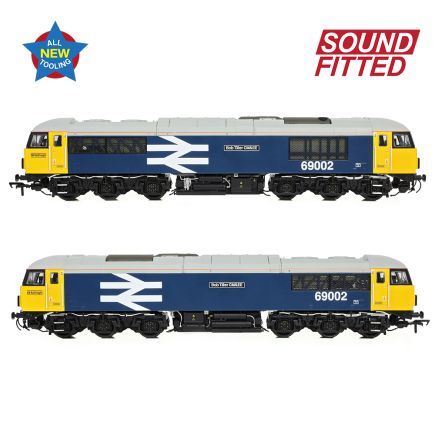Bachmann 35-777SF OO Gauge Class 69 69002 'Bob Tiller CM&EE' GBRf BR Large Loge Blue DCC Sound Fitted
