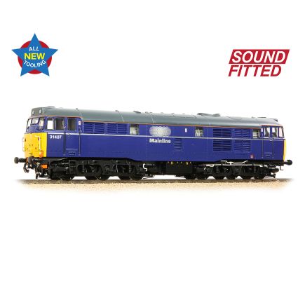 Bachmann 35-830SF OO Gauge Class 31 31407 Mainline Freight DCC Sound Fitted