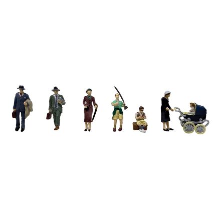 Bachmann 36-442 OO Gauge Post-War Era Figures Set B