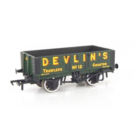Bachmann 37-050S-SH OO Gauge 5 Plank Wagon Devlins Trawlers