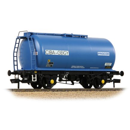 Bachmann 37-584A OO Gauge BR 45 Ton TTA Tank Wagon Ciba-Geigy Blue BRT57661