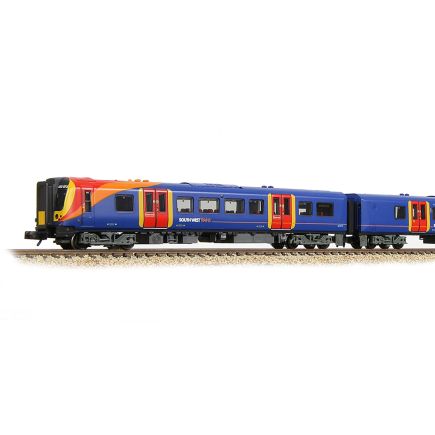 Graham Farish 371-725 N Gauge Class 450 4 Car EMU 450073 South West Trains