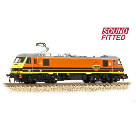 Graham Farish 371-785ASF N Gauge Class 90/0 90048 Freightliner GW DCC Sound Fitted