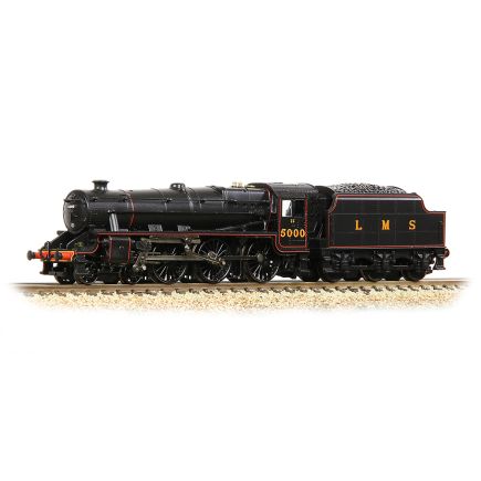 Graham Farish 372-135A N Gauge LMS Black 5 4-6-0 5000 LMS Lined Black