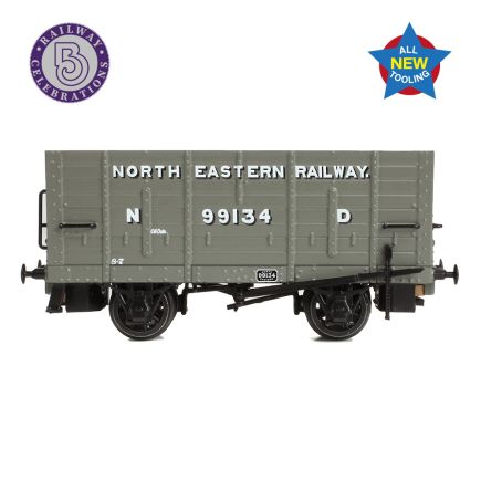 Graham Farish 373-375A N Gauge NER P7 Coal Hopper North Eastern Railway Grey ND