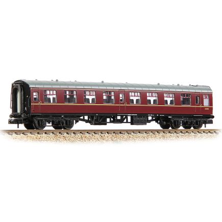 Graham Farish 374-012E N Gauge BR Mk1 TSO Tourist Second Open Coach BR Maroon E4472