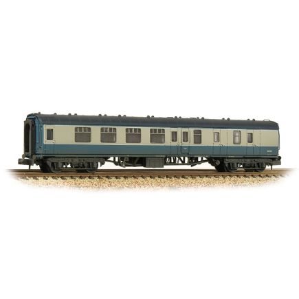 Graham Farish 374-188D N Gauge BR Mk1 BSK Brake Second Corridor BR Blue & Grey Weathered