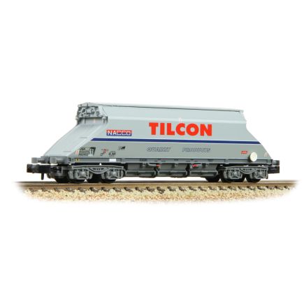 Graham Farish 377-104A N Gauge JGA Bogie Hopper with Hopper Cover Tilcon Grey NACO19175