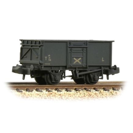 Graham Farish 377-228 N Gauge BR 16T Steel Mineral Wagon Top Flap Doors NCB Grey