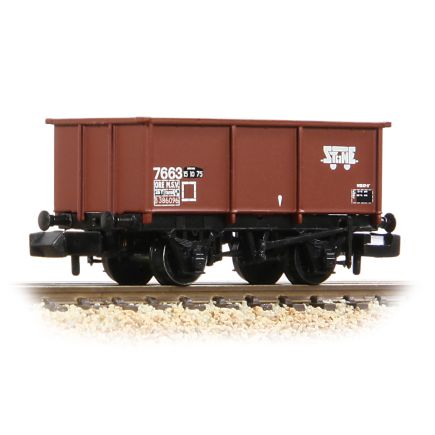 Graham Farish 377-278B N Gauge BR 27 Ton Steel Tippler Wagon BR Bauxite With Load