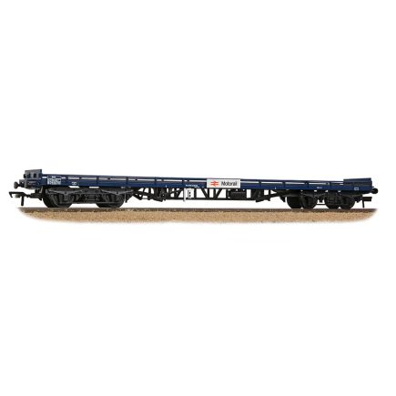Bachmann 38-902A OO Gauge BR Carflat BR Blue Motorail FVX