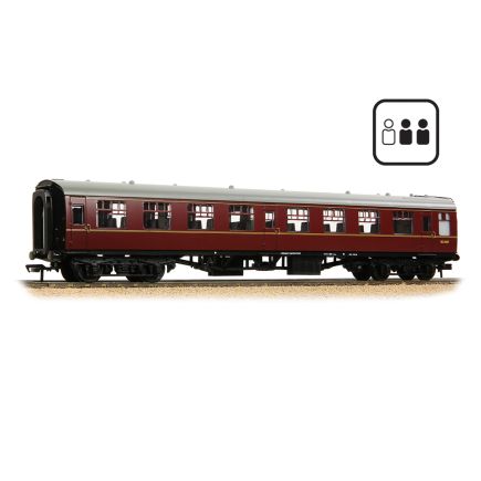 Bachmann 39-060PF OO Gauge BR Mk1 TSO Tourist Second Open Coach BR Maroon Passengers Fitted SC4257