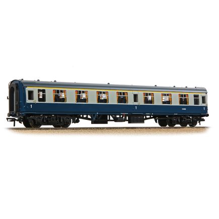 Bachmann 39-828A OO Gauge BR MK1 FO First Open Coach BR Blue And Grey E3080