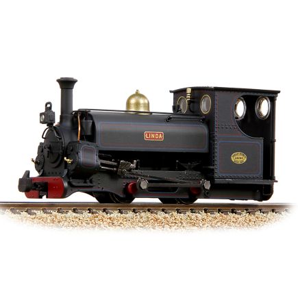 Bachmann 391-127 OO-9 Main Line Hunslet 0-4-0ST 'Linda' Penrhyn Quarry Lined Black Late Weathered