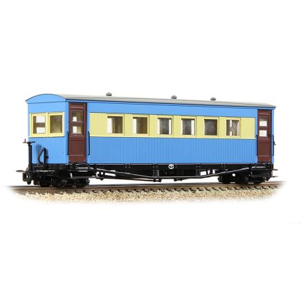 Bachmann 394-026 OO-9 Gloucester Bogie Coach Lincolnshire Coast Light Railway Blue & Cream