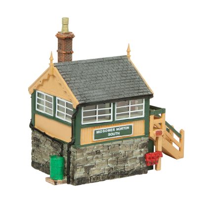 Graham Farish 42-0100G N Gauge Midsomer Norton Signal Box Green