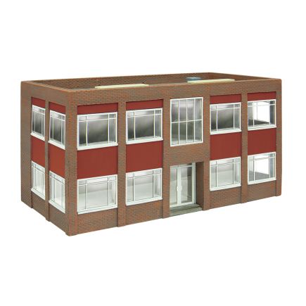 Bachmann 44-018R OO Gauge Two Storey Office Block Red
