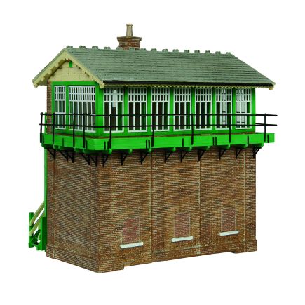 Bachmann 44-1011 OO Gauge March East Junction Signal Box Green & Cream