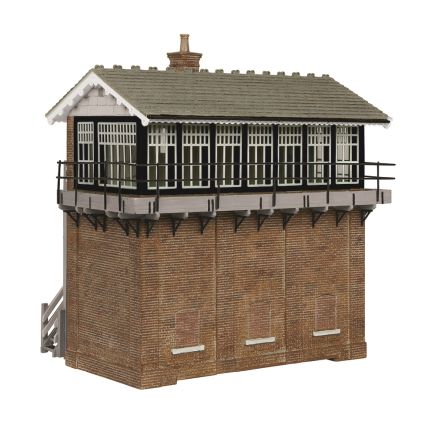 Bachmann 44-1011A OO Gauge March East Junction Signal Box Grey & Black