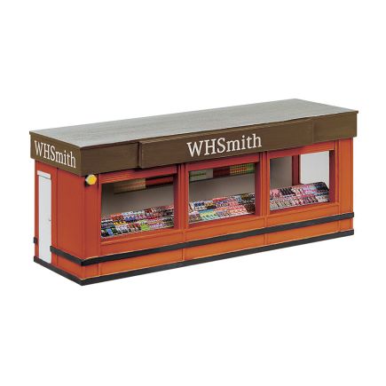 Bachmann 44-1021A OO Gauge Newsagent Platform Kiosk Orange & Brown