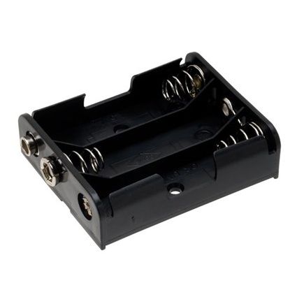 3xAA Battery Holder with PP3 Type Battery Connector
