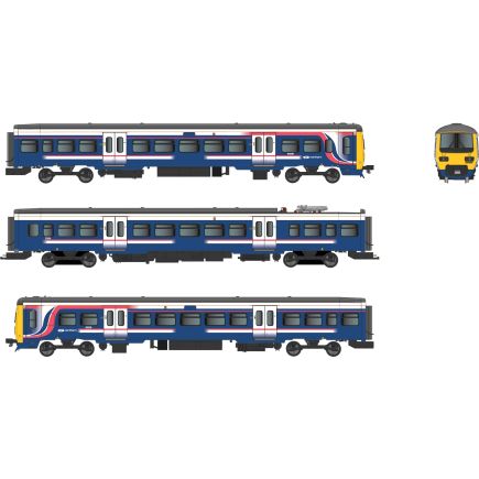 Dapol 4D-323-004 OO Gauge Class 323 3 Car EMU First North Western Barbie Northern Branding