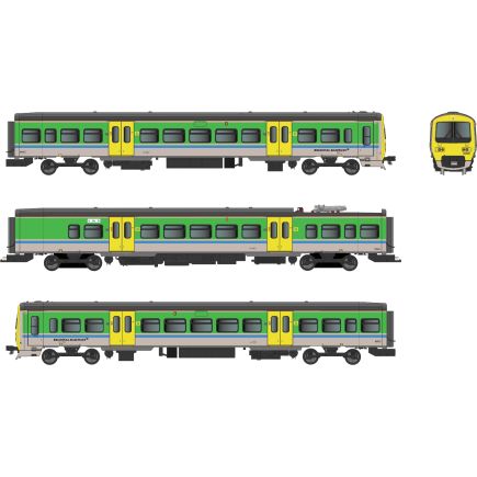 Dapol 4D-323-007S OO Gauge Class 323 3 Car EMU 323221 Regional Railways Centro Heritage Repaint DCC Sound Fitted