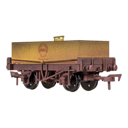 Dapol 4F-032-024 OO Gauge Rectangular Tank Shell Oil Weathered