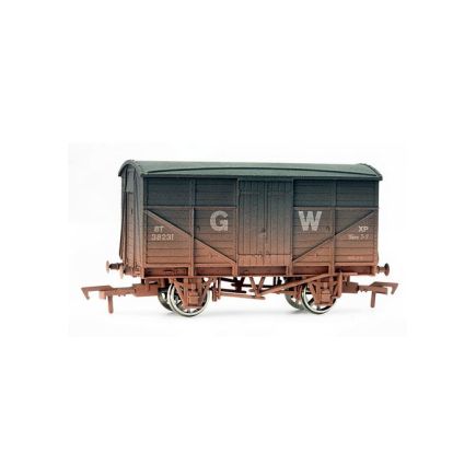 dapol 4F-015-002 OO Gauge GW 8 Ton Fruit Mex Van GW Grey No.38231 Weathered