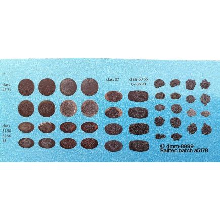 Railtec 4MM-8999 OO Gauge 3D Oil And Grease Effect For Buffers Waterslide Decals