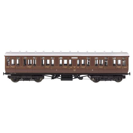 Dapol 4P-020-022 OO Gauge GWR Toplight Composite Coach GW Lined Crimson 7902