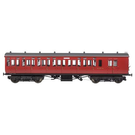 Dapol 4P-020-501 OO Gauge GWR Toplight Brake Third Coach BR Maroon 3757