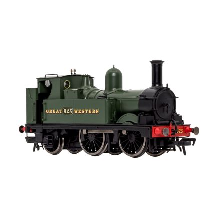 Dapol 4S-517-004 OO Gauge GW 517 0-4-2 Tank 523 GW Green Great Western Closed Cab