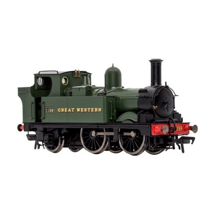 Dapol 4S-517-005 OO Gauge GW 517 0-4-2 Tank 1159 GW Green Great Western Collett Cab