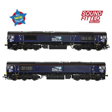 Bachmann 50-009SFX OO Gauge Class 66/3 66304 DRS Compass Small Logo DCC Sound Fitted Deluxe