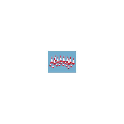 Modelscene 5008 OO Gauge Traffic Cones (Large & small)