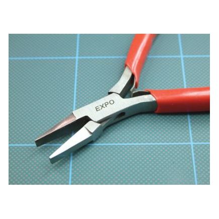 Expo Tools 75602 Mini Flat Nose Pliers with Plain Jaw