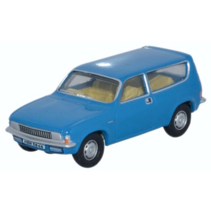 Oxford Diecast 76ALL004 OO Gauge Austin Allegro Estate Tahiti Blue