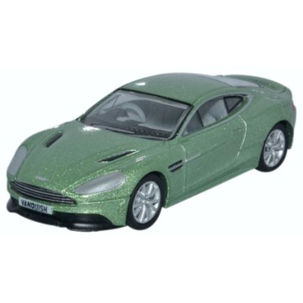 Oxford Diecast 76AMV001 OO Gauge Aston Martin Vanquish Coupe Appletree Green