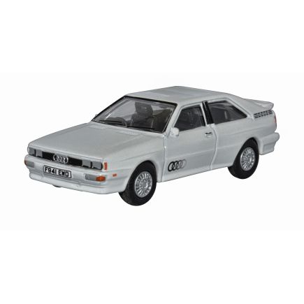 Oxford Diecast 76AQ002 OO Gauge Audi Quattro Alpine White