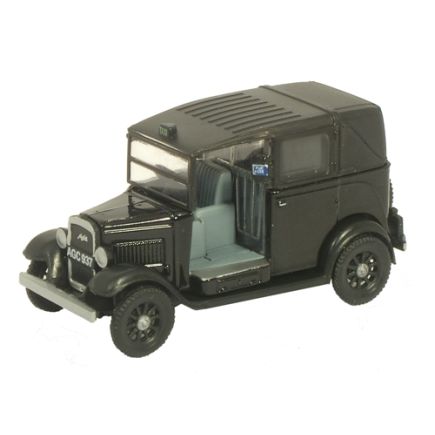 Oxford Diecast 76AT001 OO Gauge Austin Taxi Black